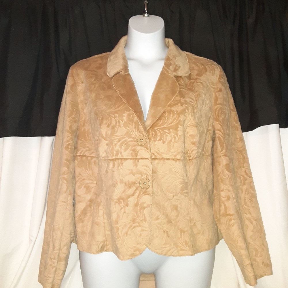 Beautiful Soft Faux suede womens jacket